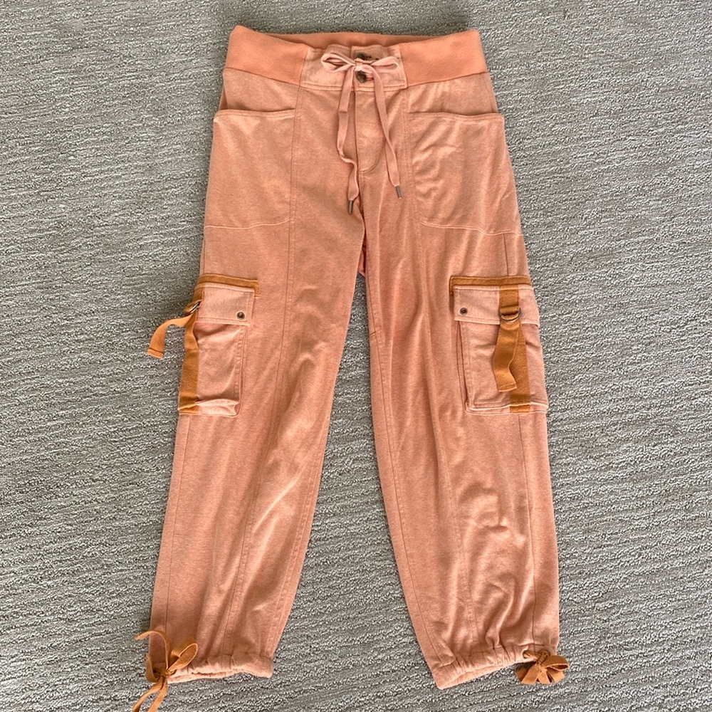 Free People Peach Track Pants